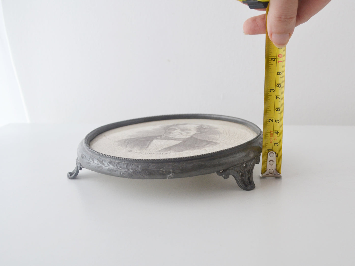 Disraeli Commemorative Teapot Stand — Deykin & Sons Birmingham, circa 1881–1885