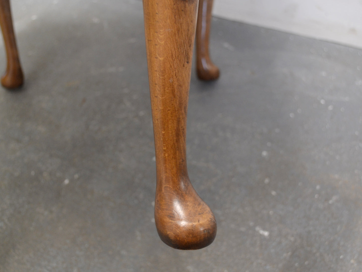 Burr Walnut Queen Anne Coffee Table — Bevan Funnell Reprodux, circa 1970s