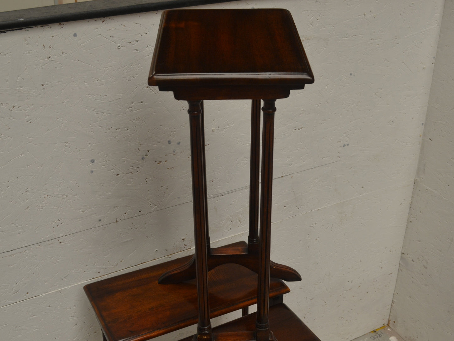 Theodore Alexander Regency-Style Nest of Three Tables, Mahogany