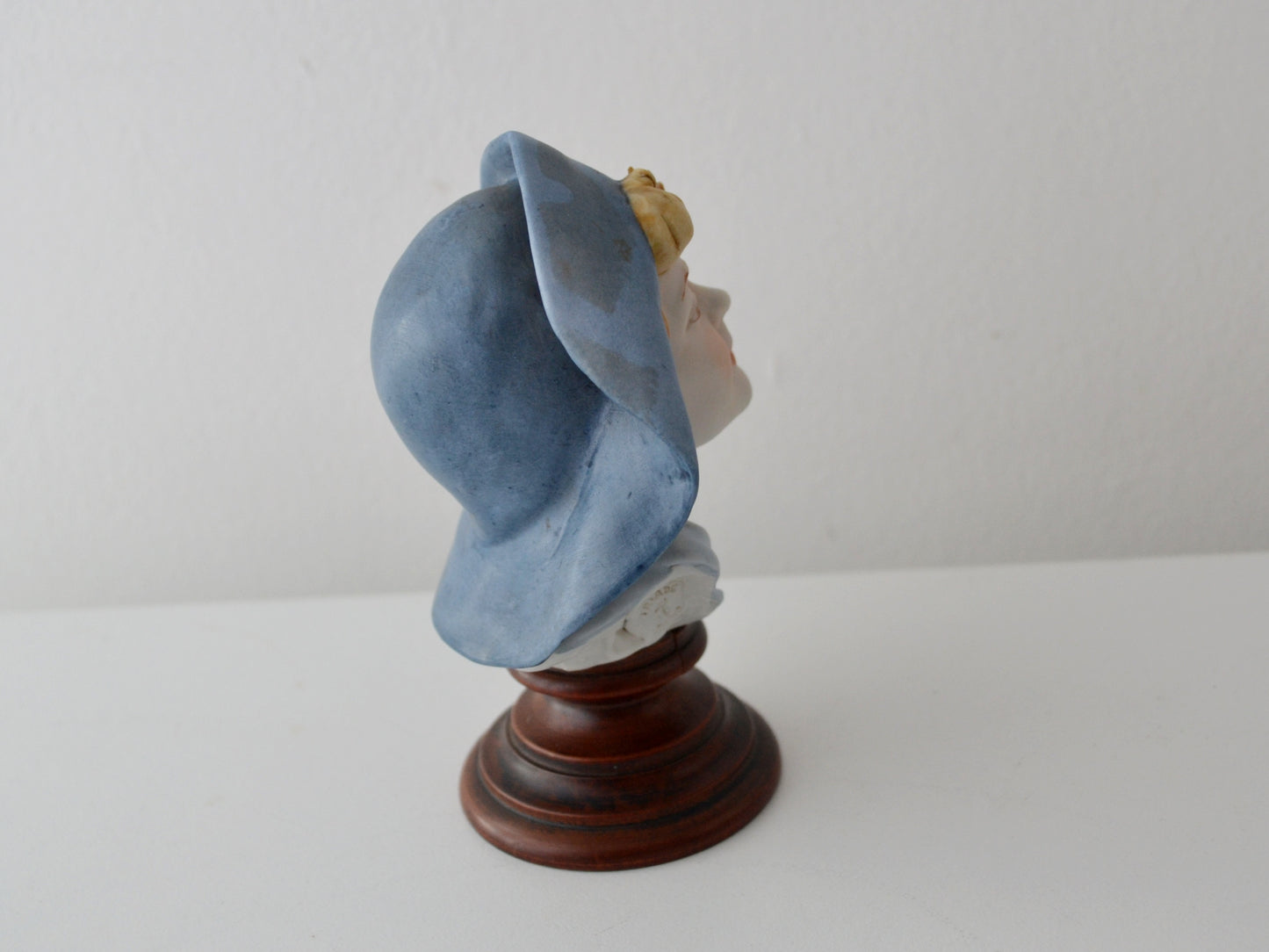 Porcelain Bisque Bust by Benacchio for Triade, Italy circa 1970s-80s — Signed