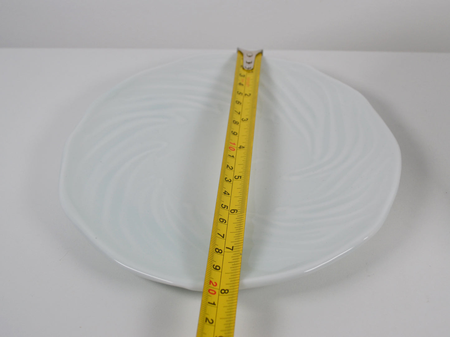 Joanna Howells Porcelain Berry Bowl & Plate — Celadon Glaze, Signed, Wales circa 2000s