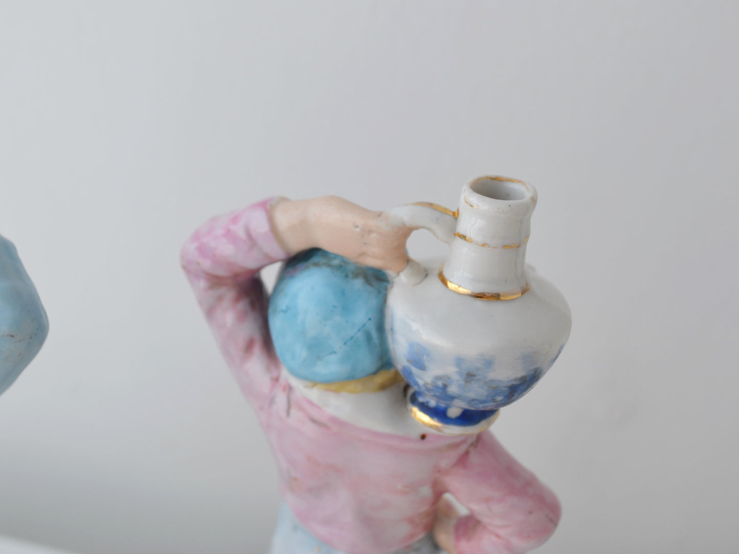 Bohemian Porcelain Figures — Water Carrier Pair, Elbogen circa 1880s