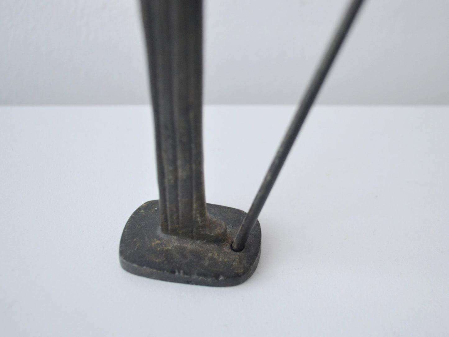 Cast Bronze Athena Figurine — Owl Shield & Spear, Greek circa 1960s