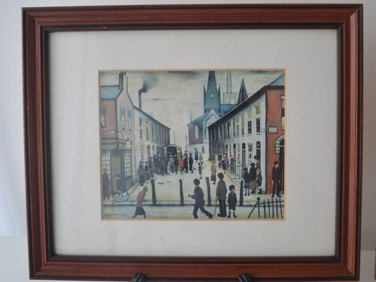 L.S. Lowry Framed Colour Prints, Pair — Fever Van & Pendlebury, England