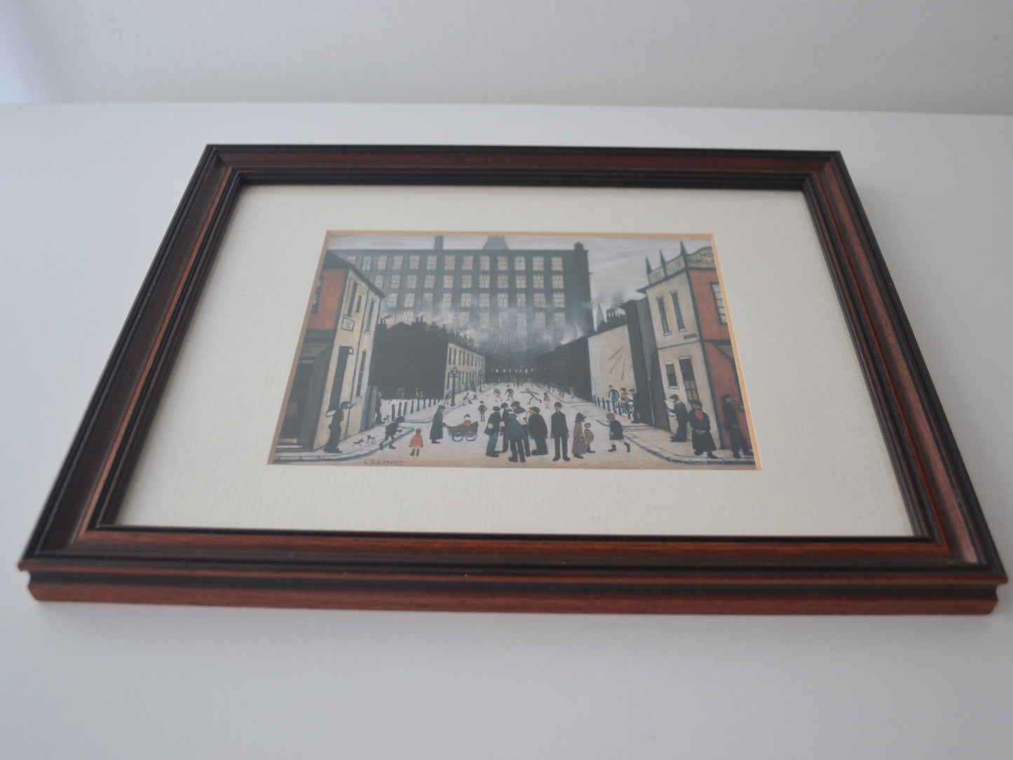 L.S. Lowry Framed Colour Prints, Pair — Fever Van & Pendlebury, England
