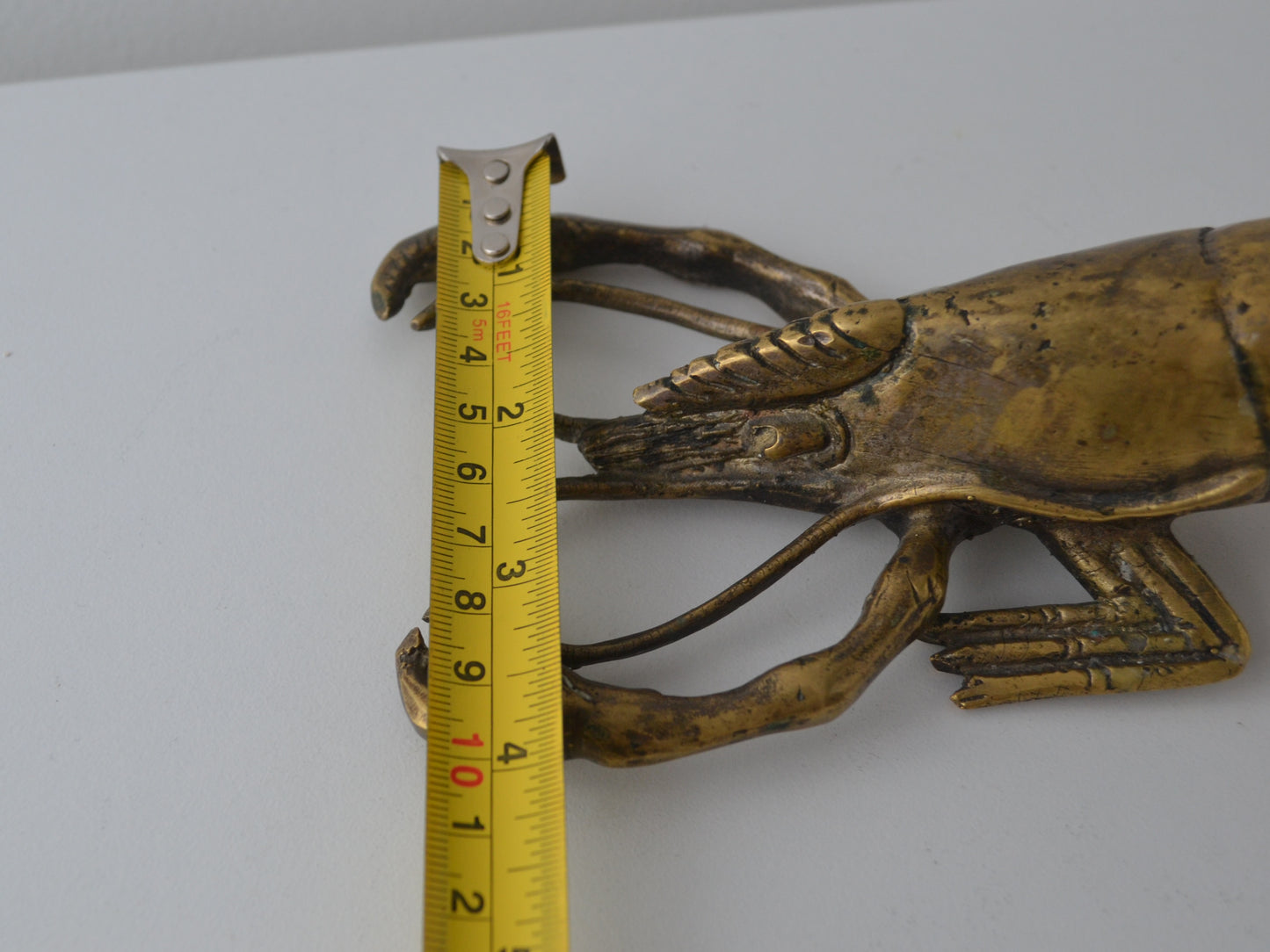 Brass Lobster Candlestick — Hollywood Regency Figural, circa 1960s