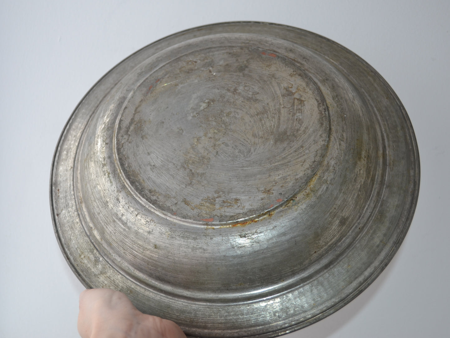 Persian Tinned Copper Sahan — Engraved Lidded Serving Dish, circa 1880s