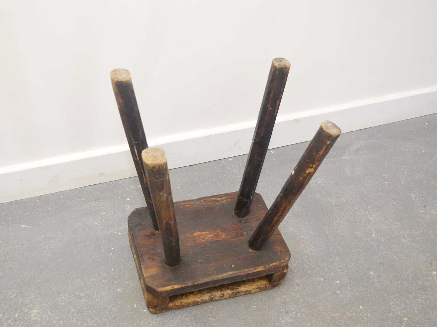 Antique Cutler's Stool — Four Legs, Double Top, England circa 1880s