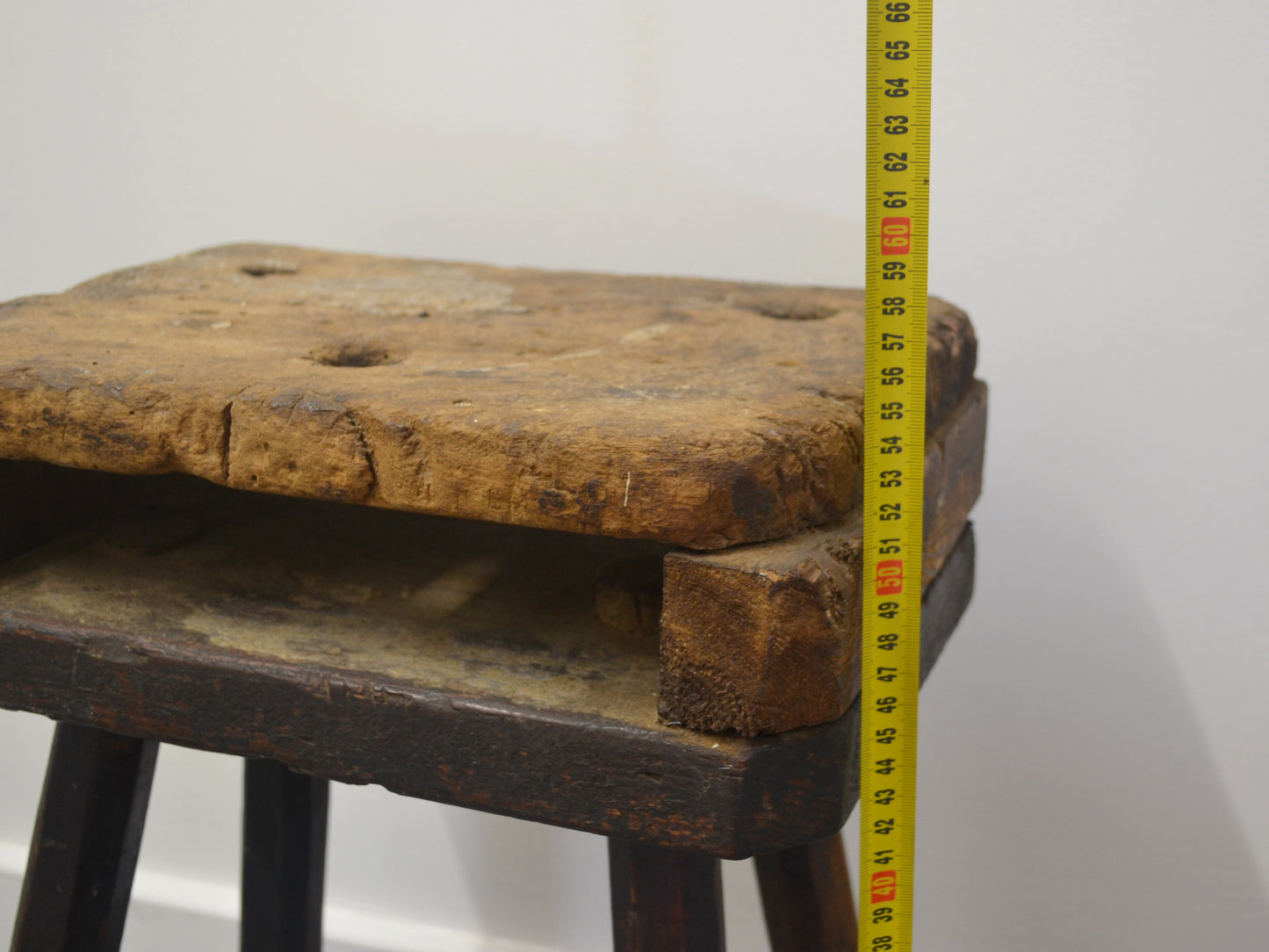 Antique Cutler's Stool — Four Legs, Double Top, England circa 1880s