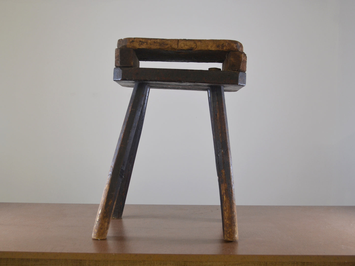 Antique Cutler's Stool — Four Legs, Double Top, England circa 1880s