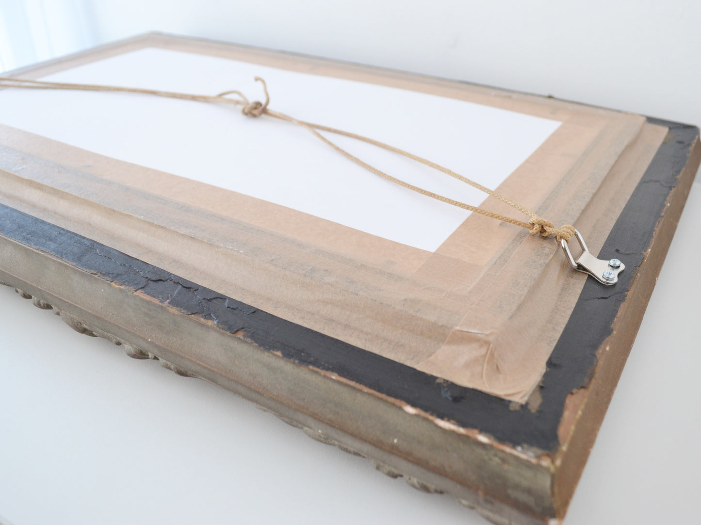 J.W. Gozzard Harbour Scene Framed Print — Acanthus Box Frame, England circa 1900–1910